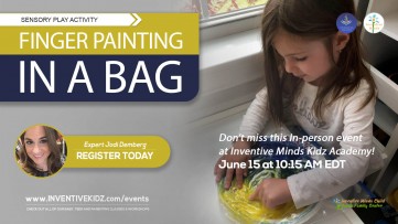 Sensory Activity - Finger Painting In A Bag
